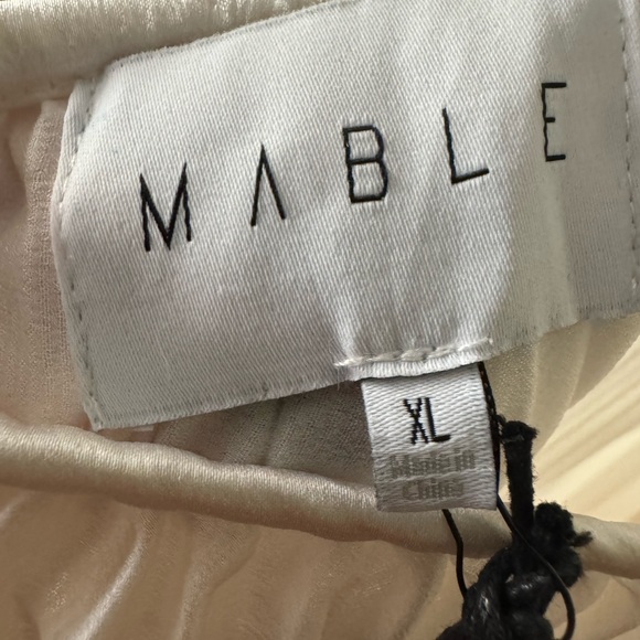 The Maren Pleated Halter Maxi Dress Backless - Greek Goddess - Size XL, Mable - Picture 8 of 10